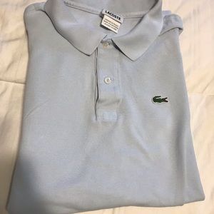 Lacoste polo baby blue shade